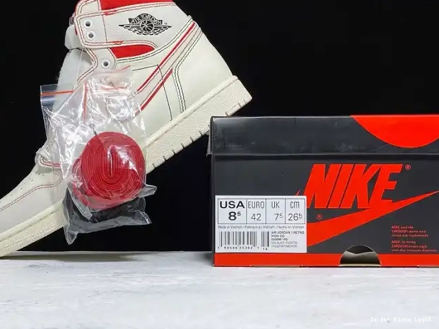 OG 1 Air Retro Gym High Red 
